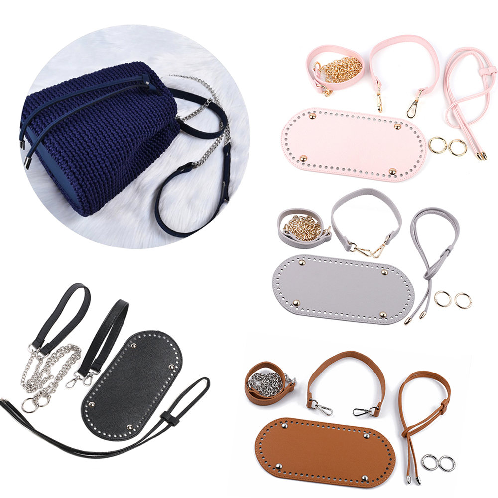 Luxury Bags With Silver Hardware - مجموعة من 5 قطع حقائب جلدية