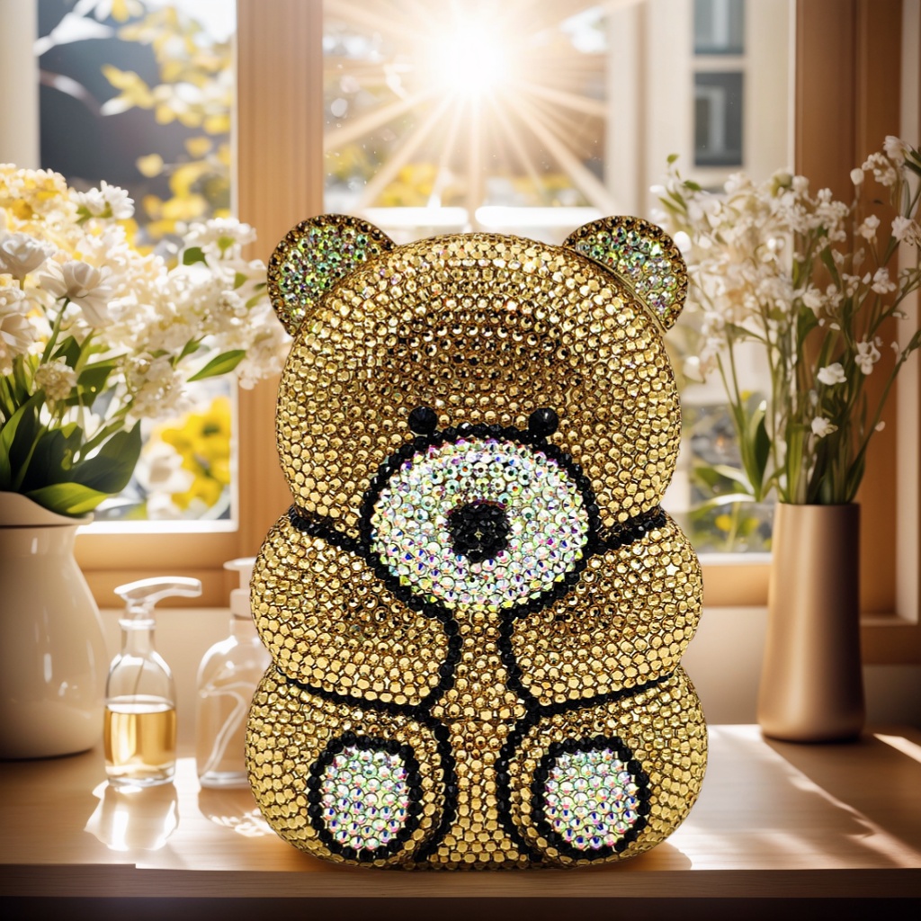 Luxury Bags Cute - حقيبة سهرة أنيقة على شكل دب