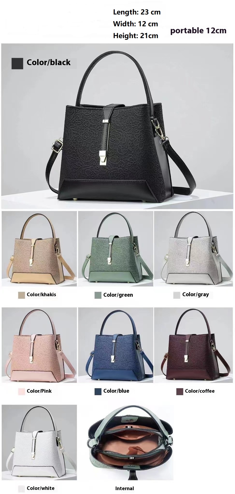 جديد فاخر حمل حقيبة جلدية أنيق - مراجعة Luxury Bag Collection وسعره
