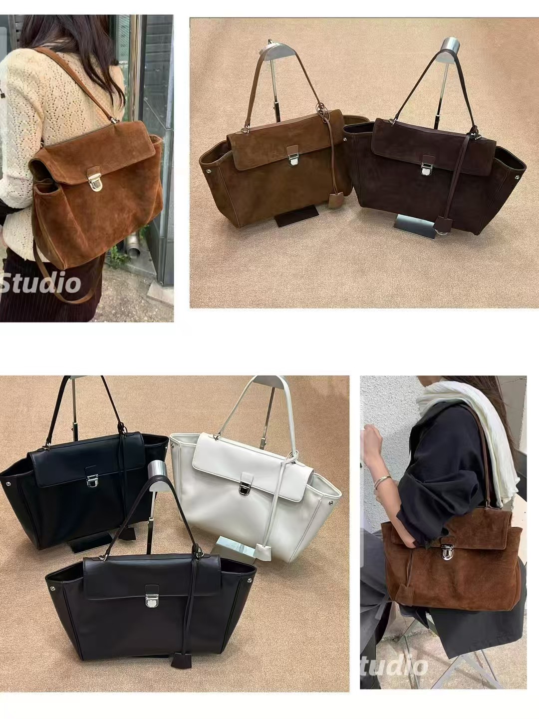 العلامة التجارية الفاخرة جلد ط - مراجعة Luxury Bags With Silver Hardware وسعره