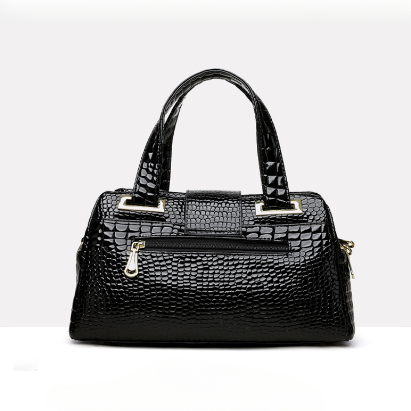 حقيبة يد فاخرة بنمط جلد التمسا - مراجعة Luxury Zipper Bags وسعره