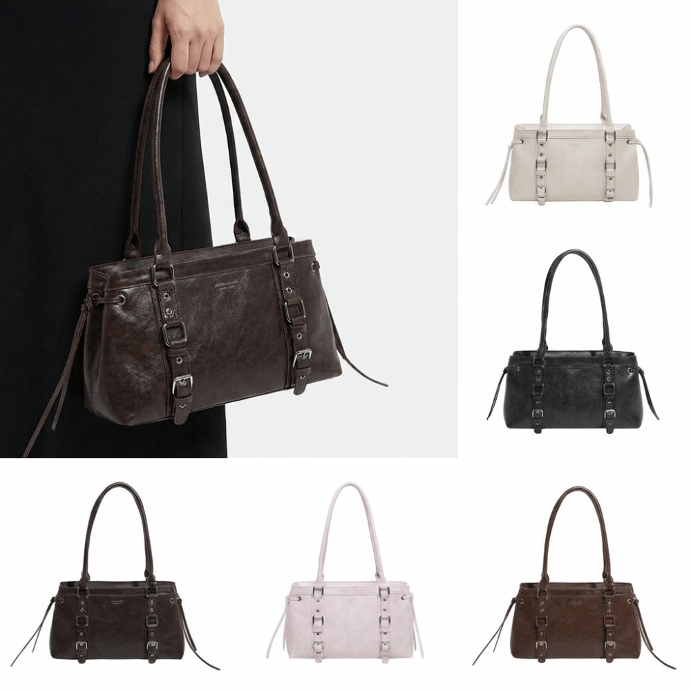 حقيبة يد نسائية جديدة بتصميم ه - مراجعة Structured Handbag Top Handle وسعره