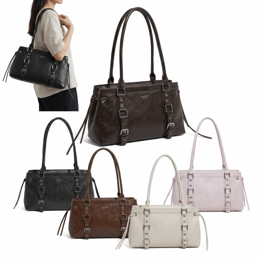 حقيبة يد نسائية جديدة بتصميم ه - مراجعة Structured Handbag Top Handle وسعره