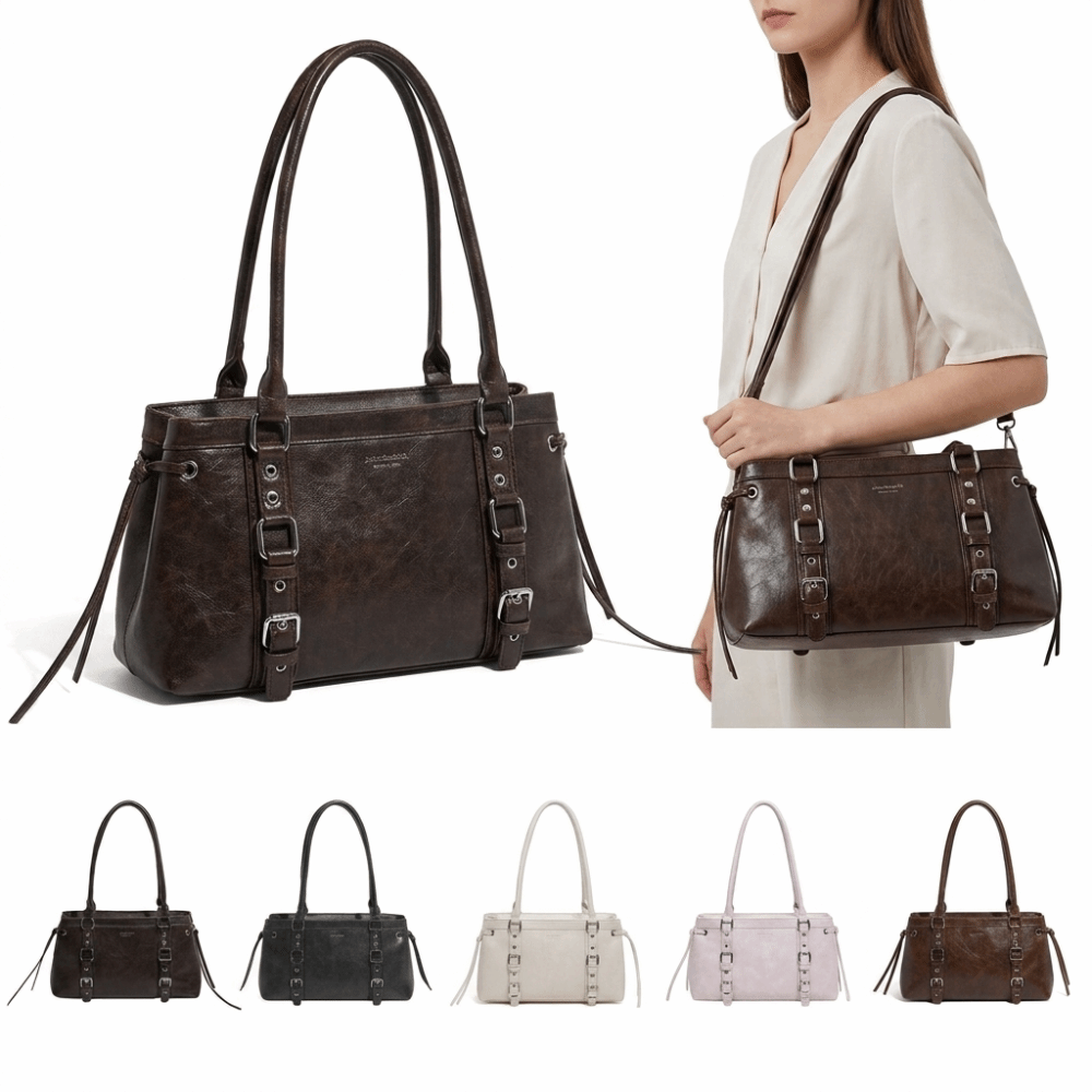 حقيبة يد نسائية جديدة بتصميم ه - مراجعة Structured Handbag Top Handle وسعره