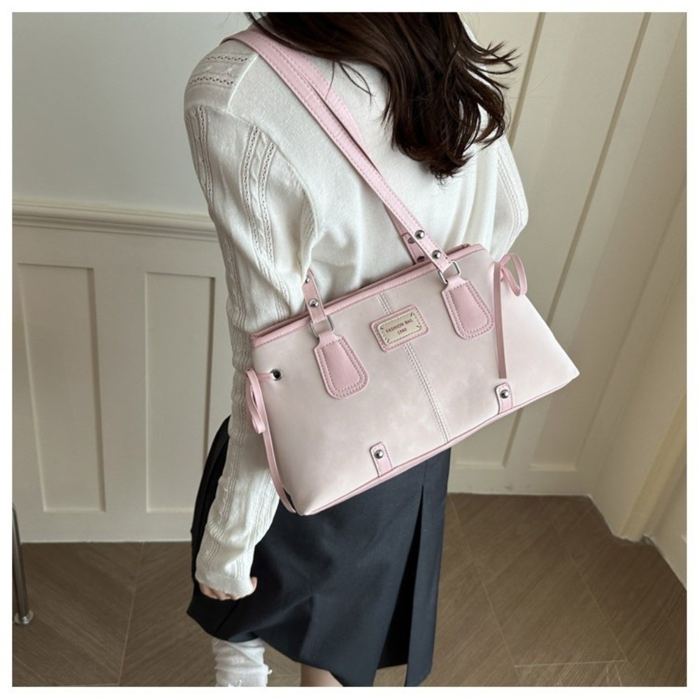 حقيبة يد من الجلد الصناعي بتصم - مراجعة Structured Handbag Top Handle وسعره