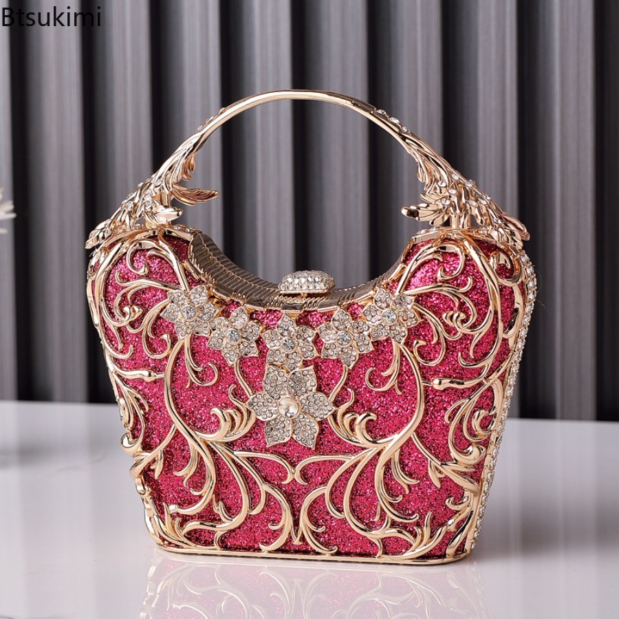 حقائب سهرة معدنية مفرغة للنساء - مراجعة Luxury Bag Collection وسعره