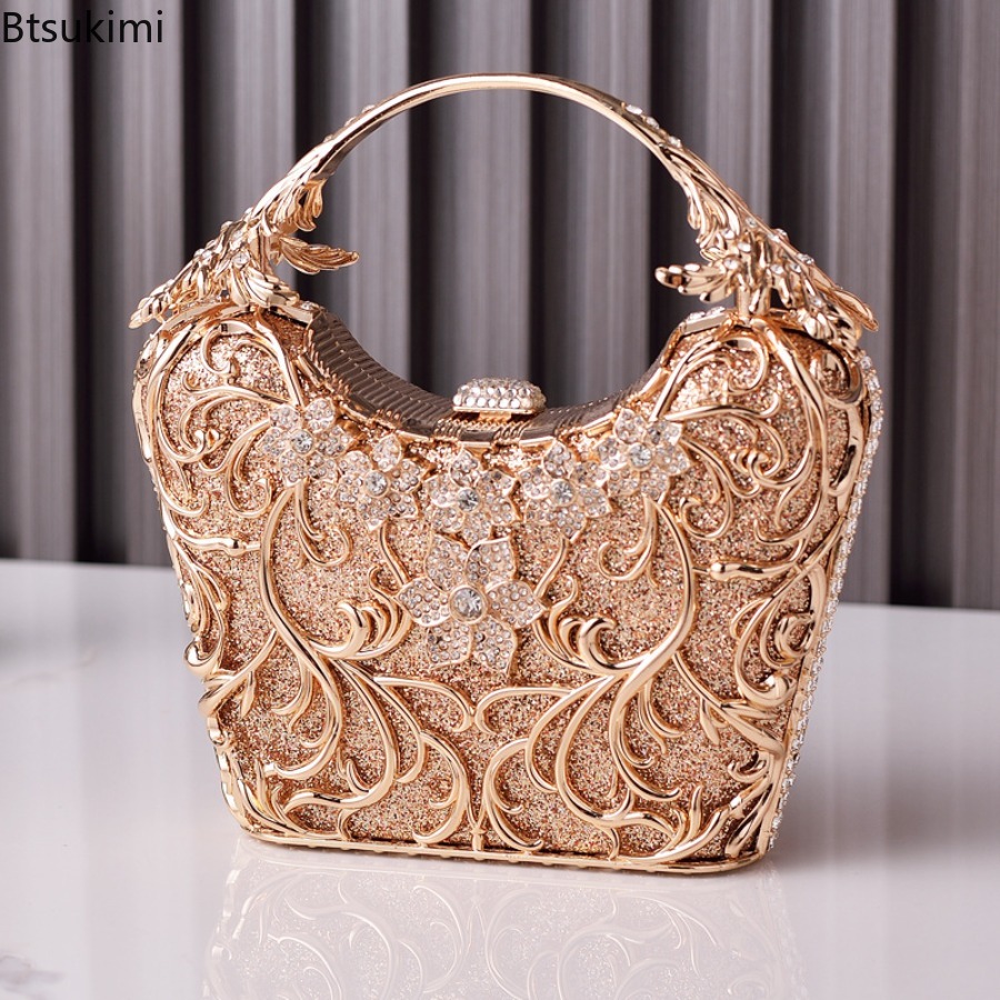 حقائب سهرة معدنية مفرغة للنساء - مراجعة Luxury Bag Collection وسعره