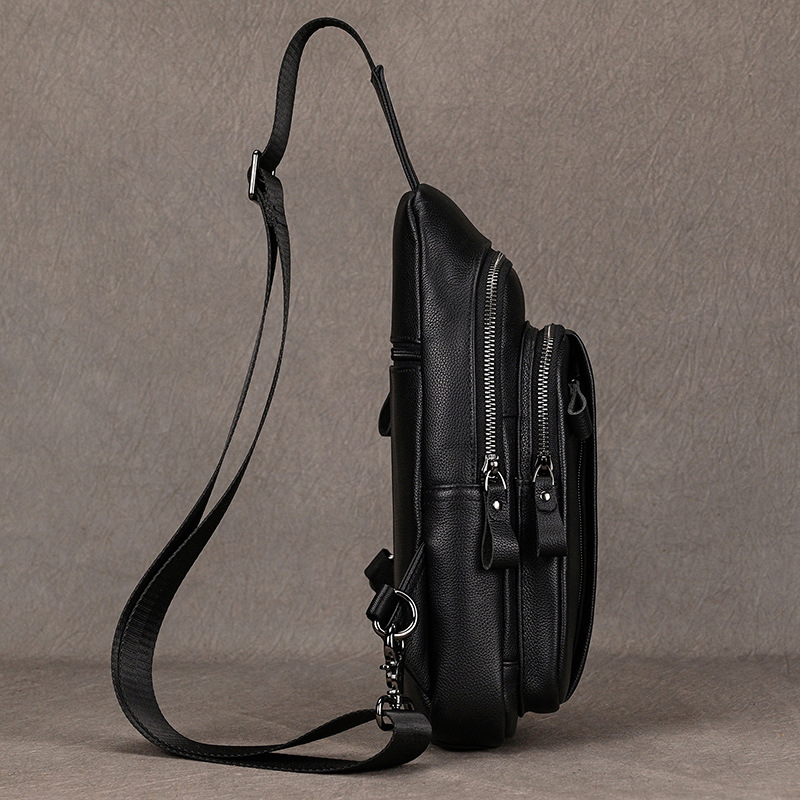 حقيبة صدر من جلد البقر متعددة  - مراجعة Luxury Bags Sling وسعره