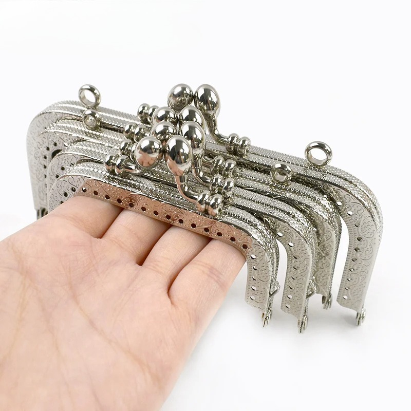 1/2/5 قطع إطار معدني فضي منقوش - مراجعة Luxury Bags With Silver Hardware وسعره