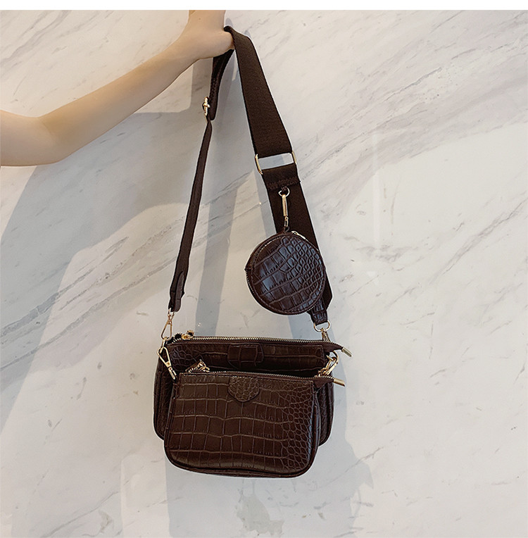 حقيبة كتف نسائية بطبعة جلد الت - مراجعة Luxury Bags Sling وسعره