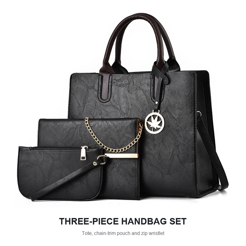 مجموعة حقائب يد نسائية من 3 قط - مراجعة Structured Handbag Top Handle وسعره