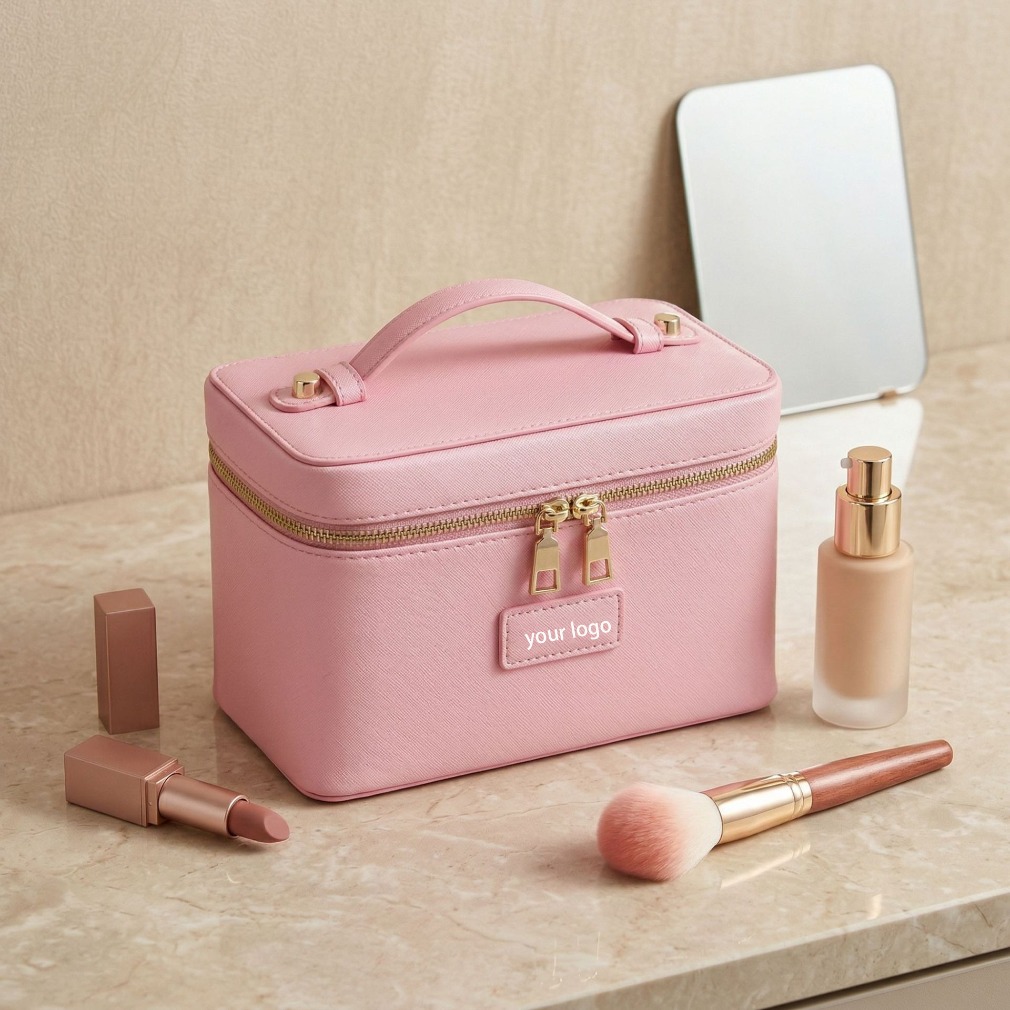 حقيبة مكياج فاخرة من الجلد بنق - مراجعة Luxury Bags For Travel وسعره