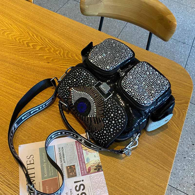 موضة المرأة على ظهره سعة كبيرة - مراجعة Luxury Zipper Bags وسعره