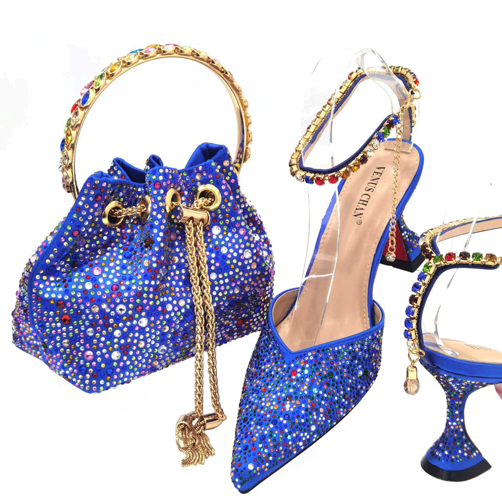 طقم أحذية وحقائب نسائية مدببة  - مراجعة Luxury Bags And Shoes وسعره