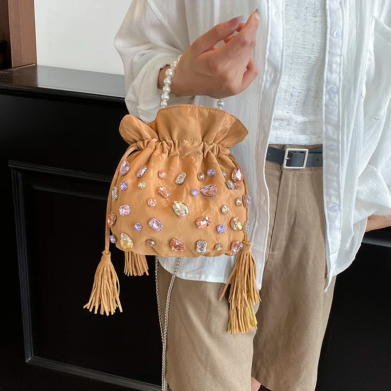 حقيبة كتف نسائية فاخرة مطرزة و - مراجعة Luxury Bags Sling وسعره